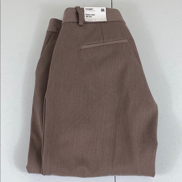 Express Columnist Birdseye Barely Boot Pant - Picture 5 of 8